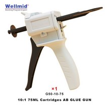 충전타카 Araldite 에폭시 접착제 카트리지 AB 건 50ml 디스펜스 키트 인상 혼합 디스펜서 3m 총 1:1 1:2, CHINA, 기타 (ae˚) frequ_1PcG50-10-75