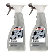 소낙스 휠 세정제 500ml 2개 / 타이어 묵은때 제거 크리너 세척 가정 자동차 스프레이 세차용품 차량 케어