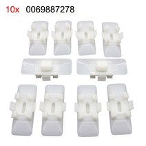 메르세데스 W124 W129 1990-1996 교체용 바디 사이드 몰딩 클립 리테이너 006-988-72-78 도어 펜더 패스너 10 개