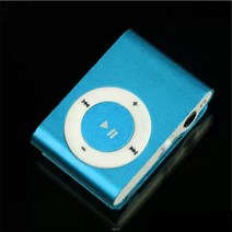 워크맨 마이마이워크맨 휴대용카세트 새로운 세련된 미러 휴대용 mp3 플레이어 미니 클립, 푸른