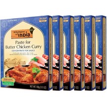 키친오브인디아 버터 치킨 커리용 페이스트, 100g, 10개