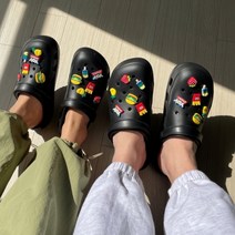 남녀공용 클로그 샌들 남성 여성 아쿠아슈즈 여름 발편한 푹신한 밴드 실내 슬리퍼