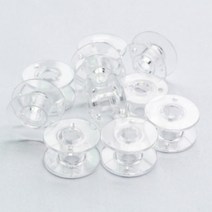 투명 재봉틀 보빈 미싱 부자재 플라스틱 10개 세트 재봉틀용품, 단품, 단품