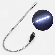 USB LED 북라이트 북램프 독서등 도서관 스탠드 조명, 화이트빛10구