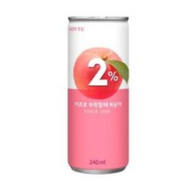 칠성 갈증해소 아미노산 2%부족할때 복숭아 캔 스포츠음료 이온음료 240ML 30개, 10세트