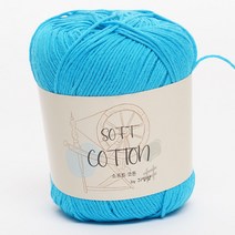 위빙샵 소프트코튼 50g 5+1 면사 면실 가방실 뜨개실 위빙실, 07 아쿠아