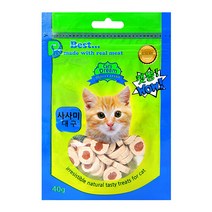 반려동물 간식 캣몽/캣츠드림 사사미대구 40g, 쿠팡 1