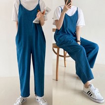 멜빵바지(국내생산) 데님바지 끈멜빵 청멜빵 데님팬츠 멜빵신상77