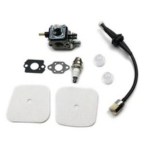 농업용트랙터 농기계부품 2 사이클 경운기/잔디 깎는 기계 부품 용 에어 필터 리 파워 키트가 기화기 7222 7222E 7222M 7225 이상