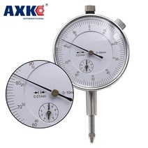 다이얼 표시기 게이지 0-10mm 미터 정밀 0.01 해상도 동심도 테스트 axk 도구, 한개옵션0
