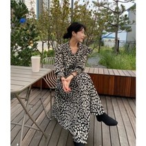 레오파드호빗원피스 여성원피스