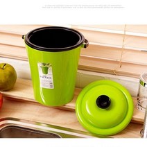 2.7L 음식물쓰레기통 대용량 잔반처리통 식당 음식쓰레기통 스텐 학교 잔반통 짬통 청결