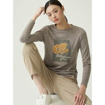 3여성)올리비아로렌 원포인트 프린트 티셔츠 VOBALXW9151