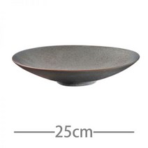 심플한 북유럽 빈티지 레트로 스타일 도자기 샐러드 볼 접시 원형 라운드 과일 디저트 그릇, 10인치