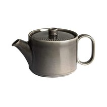 Sagaform Coffee & More 스톤웨어 티 포트 그레이 1.2L(40온스)