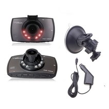 차량 블랙박스 채널 1 2 후방 카메라1080P 자동 차 DVR 사진기 돌진 비디오 녹화기 LCD G-감지기 시각 G30, 한개옵션0