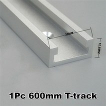 티트랙 T트랙 슬라이더 프로파일 목공 게이지연귀 트랙 스톱 알루미늄 합금 슬롯 216, 1pc 600mm t-트랙