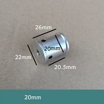 자바라 컨베이어 벨트 바퀴 우레탄 롤러20mm DIY 더블 베어링 구동 휠 벨트 샌더 컨베이어 가이드 휠 8mm, 03 hole 6mm