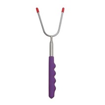 후드 고기집 닥트 기름받이 덕트 고깃집 청소 자바라 25-85cm 텔레스코픽 바베큐 포크 스테인레스 스틸 u자형 케밥 마시멜로 로스팅 스틱 꼬치 도구 1 개, [06] Purple