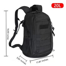 남여공용 15l 20l 전술 배낭 군대 군사 softback 야외 방수 가방 313