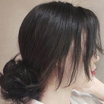 자연스러운 묶음머리용 가발 헤어밴드 똥머리 간편한, 상품선택, 2똥머리-다크브라운