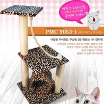 애묘 펫모닝 호피 고양이원목캣타워 미니캣타워 먼치킨 소형 캣폴 집 우다다