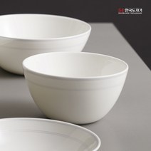 한국도자기 펄실버 공기 1p 본차이나 식기 그릇, 단품