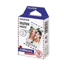 후지 필름 인스탁스 미니 11 9 8 화이트 엣지 컬러 레인보우 카툰 카메라 흑백 10 매, 08 10Airmail