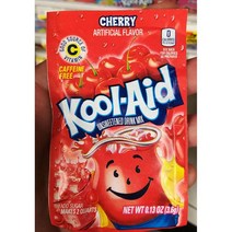 Kool-Aid Cherry unsweetened drink mix 쿨에이드 체리 드링크 믹스 0.13oz(3.6g) 6박스