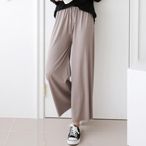 애니진 여성용 골지 밴딩 와이드팬츠 NZC5154
