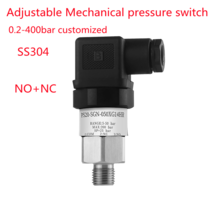 표준 기계식 압력 스위치 스테인레스 스틸 다이어프램 조정 가능한 오일 워터 피스, 8.10100bar  G14 thread