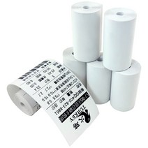 휴대용 영수증 용지 롤 57x30mm 모바일 POS 58mm 블루투스 감열식 프린터용 코어리스 현금 롤까지 8 개입