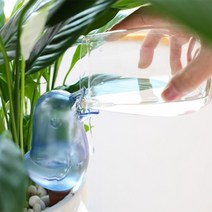 코지글로우 화분 물 자동 주입기 파랑, 1개