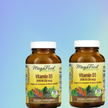 비타민d3 MegaFood 비타민D3 5Omcg(2OOOIU) + 허브혼합물 6O5mg 비타민D-3 [9O정*2병]