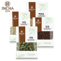 인차 비옥향차 곽향 정향 회향 맥문동 세트, 1세트, 800g