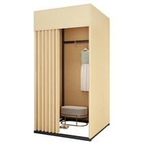 옷가게 간의탈의실 피팅룸 가림막 의류매장 병원, 라이트그레이(100x100x200)