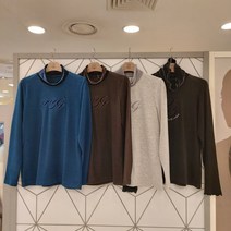 PBG 피가로골프 여성 벨보 하이넥 겨울티셔츠 긴상50%세일 따뜻한 소재와 소매끝 프릴장식과 카라 프릴장식이있어 이너로 코디하면 귀엽고 예쁜 긴팔티셔츠 90.95.100.105