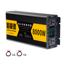 한국형 60hz 순수정현파 차량용 인버터 12V 24V 차박 캠핑 자동차 컨버터 220V, 순수정현파 8000W, 1개