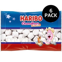 하리보 샤멜로우 바베큐 마시멜로 300g 6팩 Haribo Chamallows Barbecue, 6개