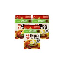 JJ 새콤달콤 생 쫄면 920g 4인 x 3개, 새콤달콤 생 쫄면 920g 4인 x 3