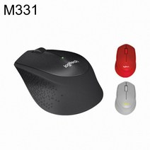 로지텍 무소음 무선 마우스 M331, 레드