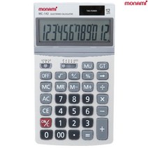 모나미 계산기 MC-142 12단 사무용품 회계용