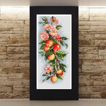 보석십자수 3D 사과나무 (30x65cm) 원형큐빅