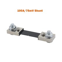 전압계 0.28 "빨간색 파란색 LED DC 0-100V 10A / 디지털 전류계 듀얼 디스플레이 전압 패널 앰프 볼, 10 100A shunt