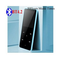 8-128GB MP3 MP4 플레이어 터치 블루투스 5.0 무손실 오디오 레코더 음악 HiFi 휴대용 워크맨 FM 라디오 전자 책, bt4.2 mp3 2_8GB