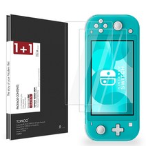 탑쿠 닌텐도 스위치 OLED 올레드 글라스핏 강화유리 액정보호필름 2p, Nintendo Switch Lite 전용, 1개