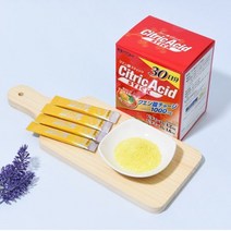 식용 구연산 효능 일본 화제의 맛있게 먹는 구연산스틱 1개 1개월분