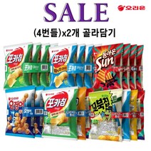 오리온 포카칩 오리지널 어니언 4번들 152g 파티스낵 4번들 184g 최고스낵 170g 돌아온 썬 4번들 216g 오징어땅콩 3번들 294g (총2개), 돌아온 썬 4번들216g 1개, 포카칩 오리지널 4번들152g 1개, 1개