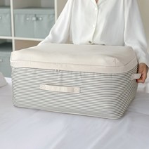 가방 빅사이즈 물건 가정용 조직해라 t습기 수납 이불정리함, C06-블루색 줄무늬(1개포장)