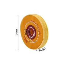 커팅 디스크 고속 글라인더 절단석 75mm 미니 드릴 연삭 휠 버핑 휠 연마 패드 벤치, 노란색 d74mm